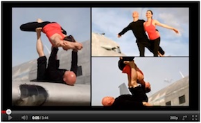 YouTube Video featuring yogaFLIGHT